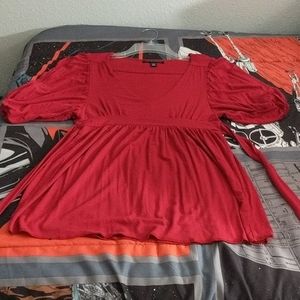 Banana Republic v-neck tied top